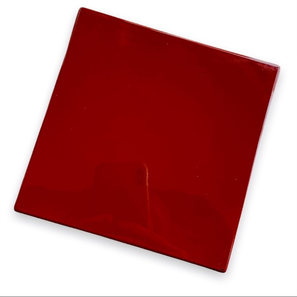 Antique Japanese Red And Gold Leaf Lacquered Tray - Picture 2 of 3